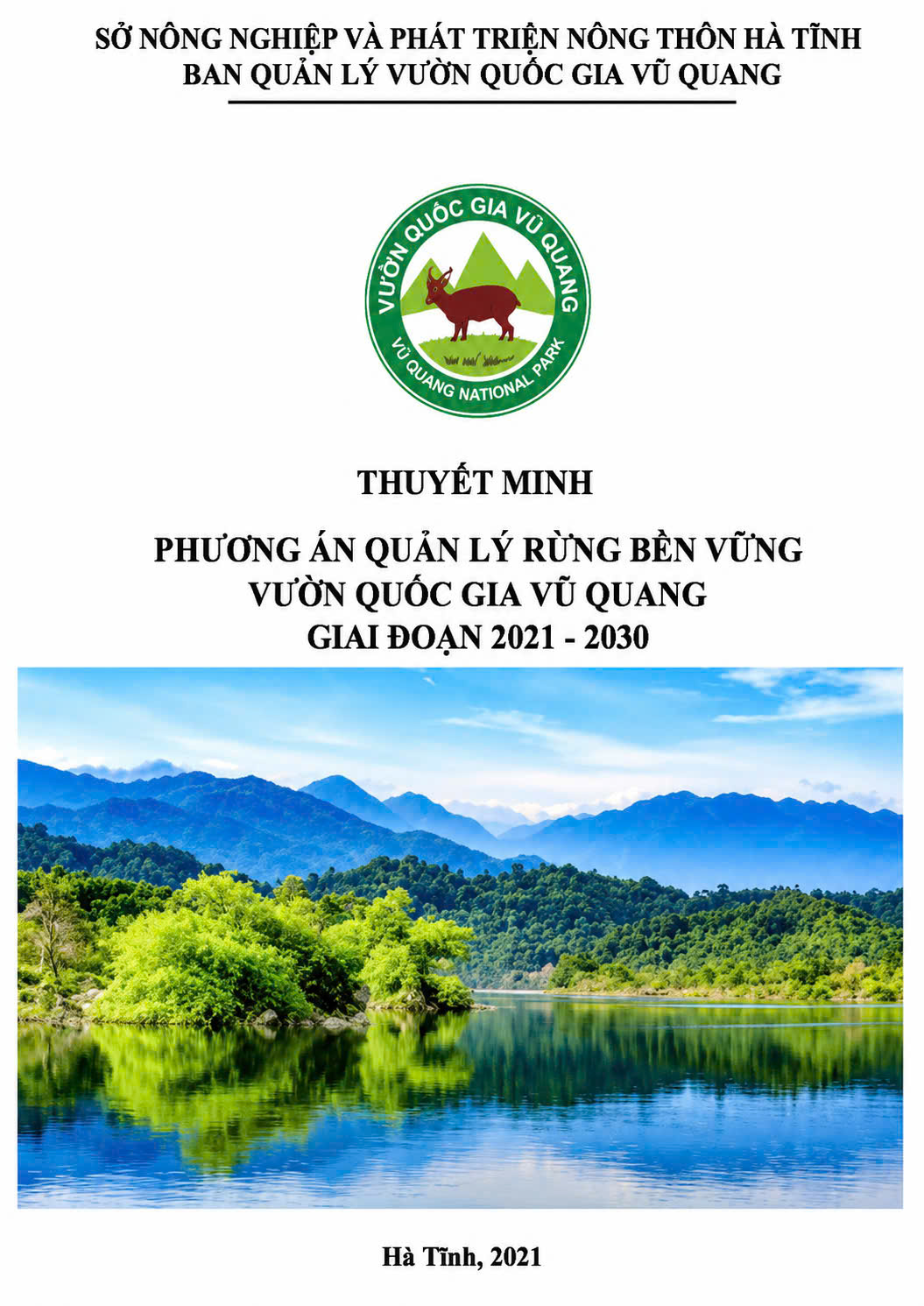 VƯỜN QUỐC GIA VŨ QUANG LÀM VIỆC VỚI VIỆN SINH THÁI RỪNG VÀ MÔI TRƯỜNG (TRƯỜNG ĐẠI HỌC LÂM NGHIỆP) VỀ ĐIỀU CHỈNH PHƯƠNG ÁN QUẢN LÝ RỪNG BỀN VỮNG